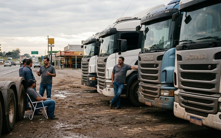 Monitoramento do governo aponta focos mais fortes de insatisfação de caminhoneiros em SP, SC, PR e GO
