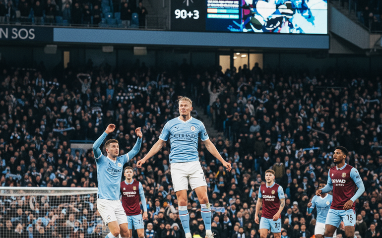 Haaland brilha, City vence West Ham e assume liderança provisória pressionando o Arsenal