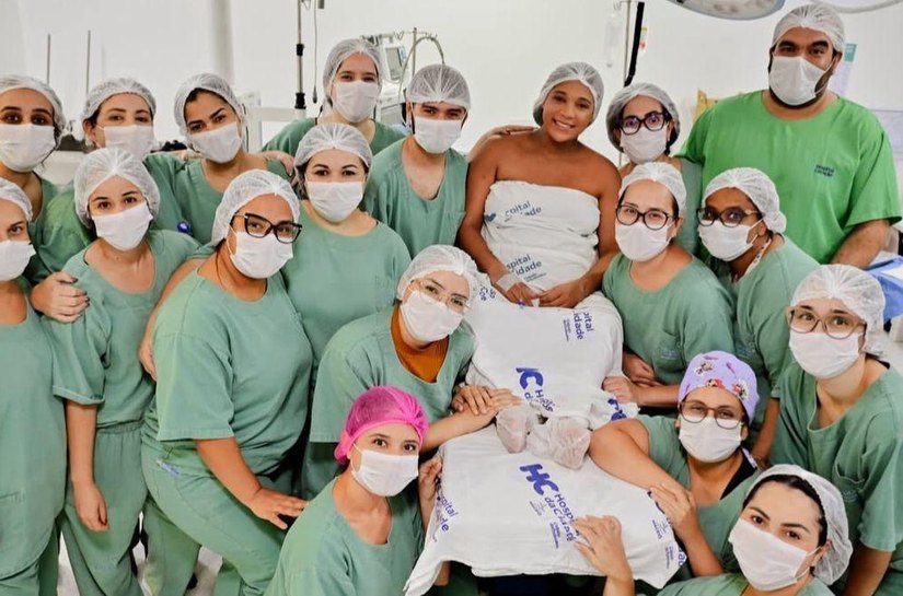 Atuação integrada de equipes garante sucesso em 1ª parto de trigêmeos no Hospital da Cidade