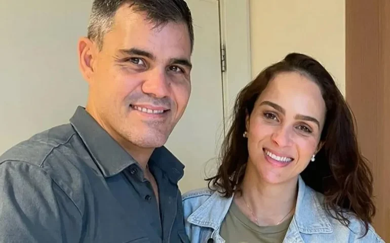 Juliano e Letícia Cazarré comemoram encontro com o Papa Francisco