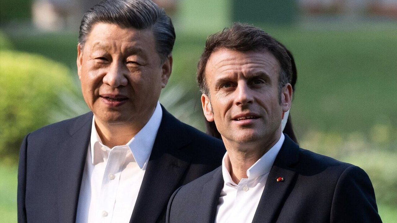 Macron estabelece Ucrânia como prioridade, durante visita de Xi Jinping, da China
