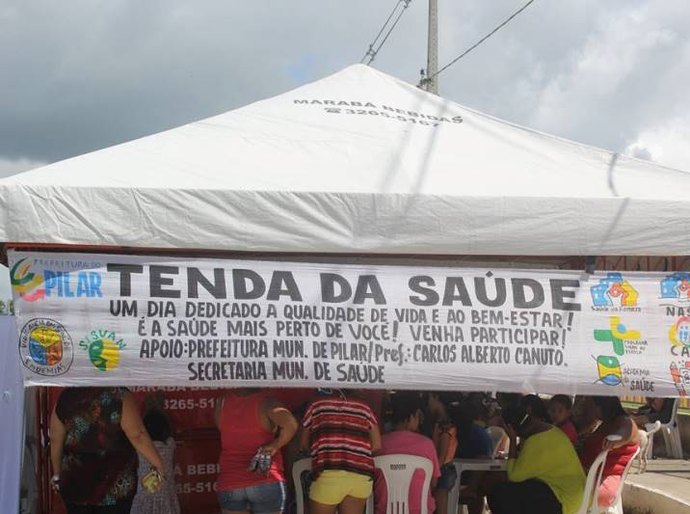 Pilar: mil famílias são beneficiadas com atendimento e a entrega de remédios