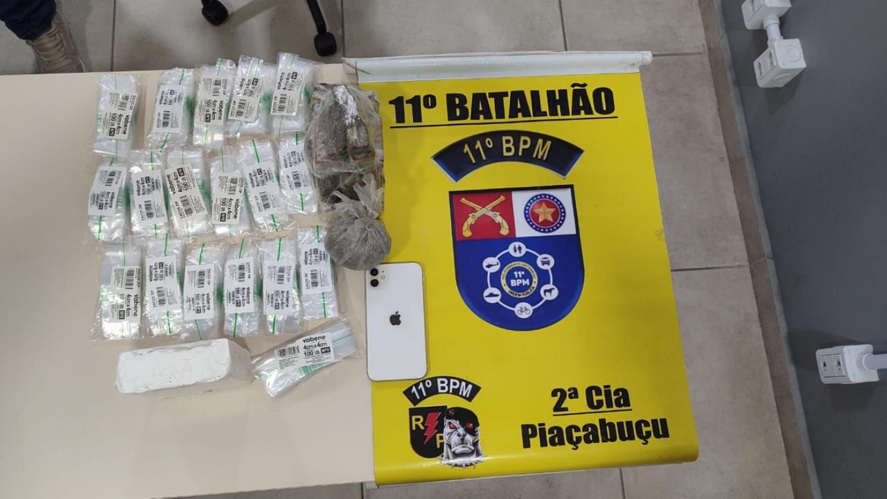 PMAL apreende drogas e prende suspeito de tentativa de homicídio em ocorrências no interior
