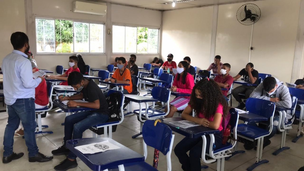 Durante dois dias, alunos dos 5º e 9º anos de Branquinha participaram de Avaliação Diagnóstica