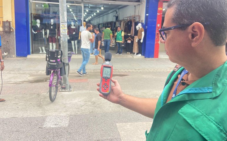 Iplam reforça combate à poluição sonora no Centro de Maceió