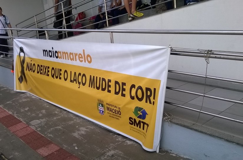 Maio Amarelo: SMTT realiza palestra em escola