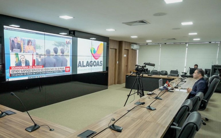 Em entrevista à CNN, Renan Filho ressalta esforço para ampliar leitos e defende isolamento