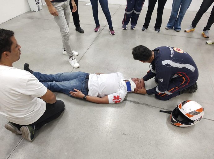 Samu capacita 43 profissionais em curso de Suporte Básico de Vida para atendimento pré-hospitalar