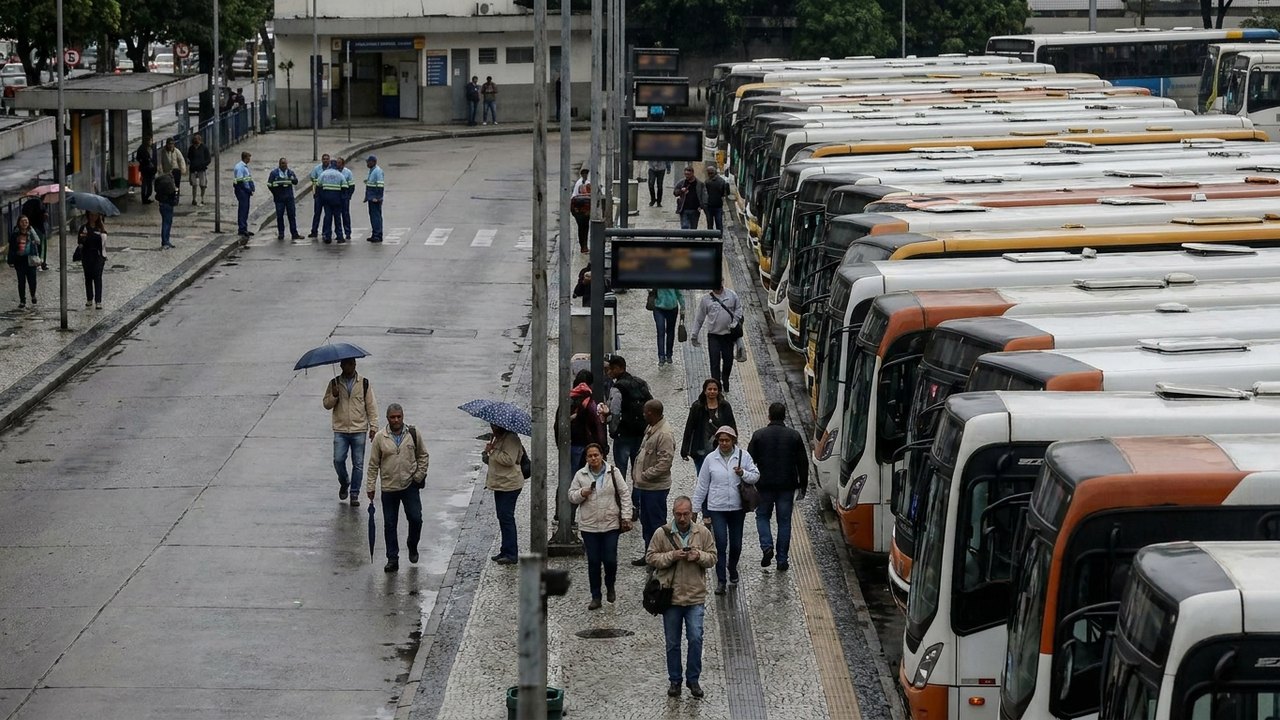 Greve de rodoviários no Rio é mantida; nova audiência será na segunda-feira