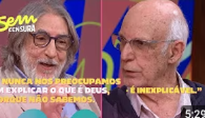 Sem Censura | Padre Júlio Lancellotti e astrofísico Luiz Nicolaci debatem sobre Deus e universo