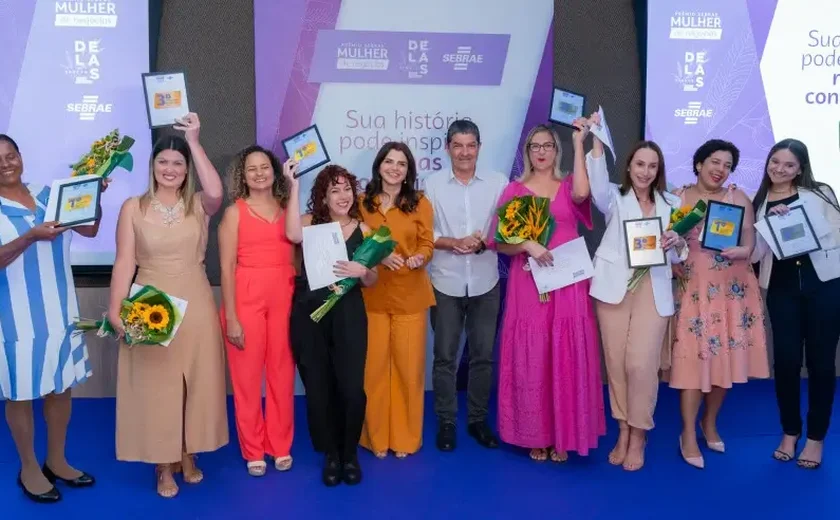 Sebrae anuncia vencedoras do Prêmio Mulher de Negócios 2023 em Alagoas