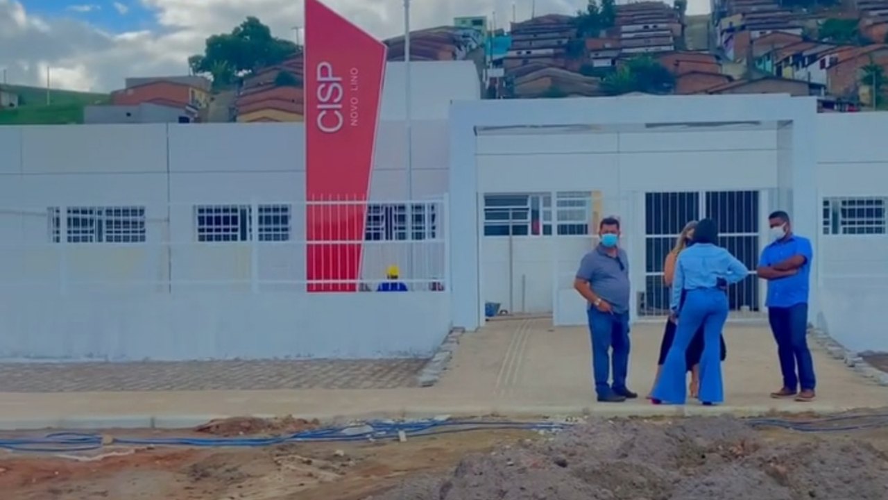 Prefeita Marcela Gomes recebe governador Renan Filho para inaugurar Cisp de Novo Lino nesta segunda, 9