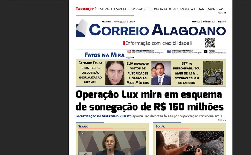 Operação Lux mira em esquema de sonegação de R$ 150 milhões