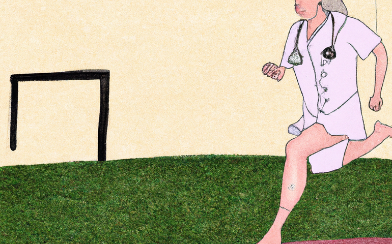 'Reforce a reeleição; a enfermeira nem Usain Bolt alcança', disse o deputado