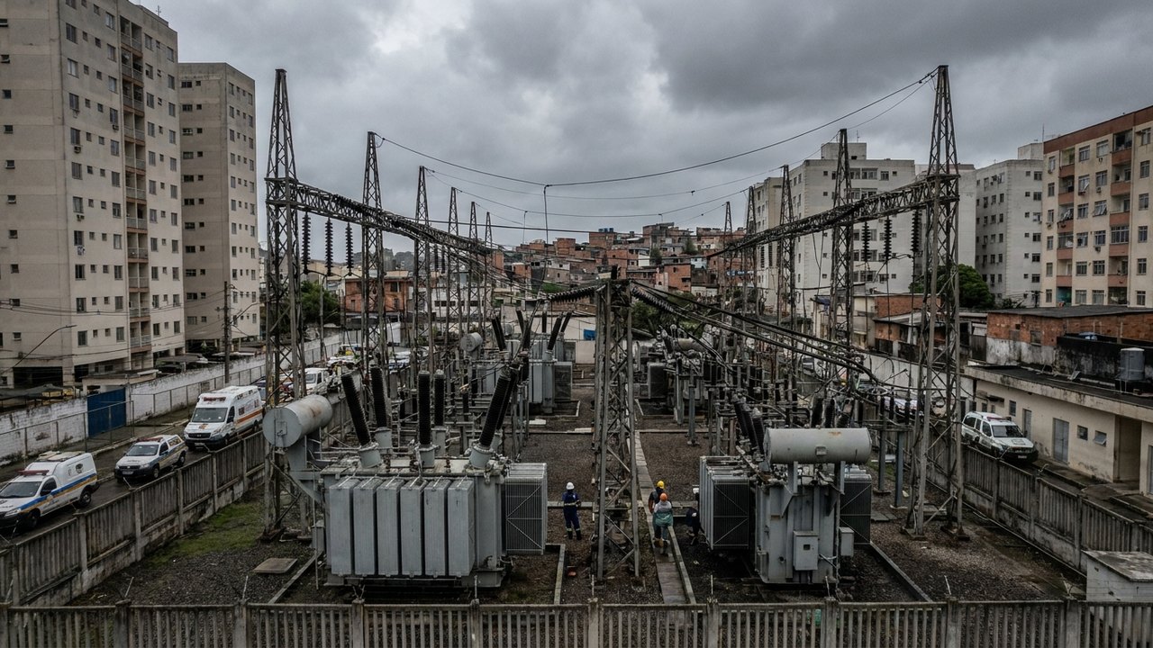Falta de luz no Rio começou em curto-circuito provocado por ventos em subestação de energia na Zona Norte