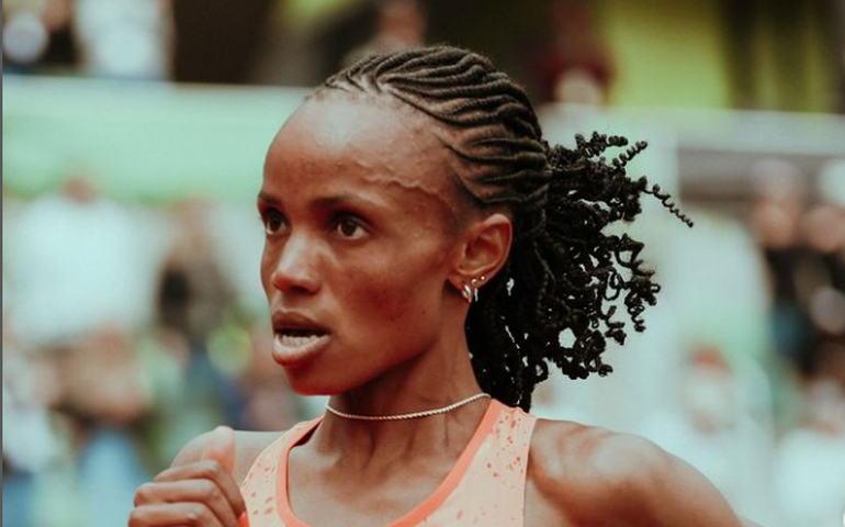 Queniana Beatrice Chebet brilha na Diamond League e bate o recorde mundial dos 10.000m