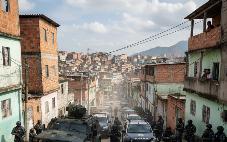 Operação policial mobiliza 200 agentes nos complexos da Pedreira e do Chapadão