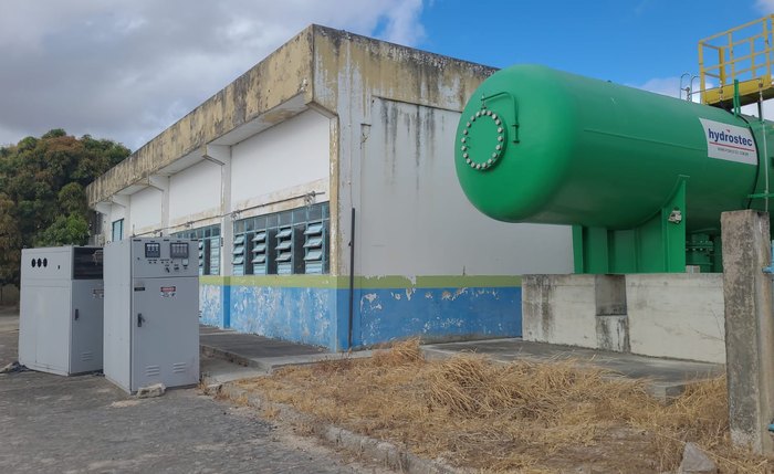 Estação Elevatória de Água Tratada em São José da Tapera