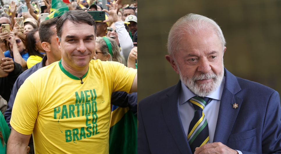 Flávio Bolsonaro está à frente de Lula, aponta pesquisa Ipespe