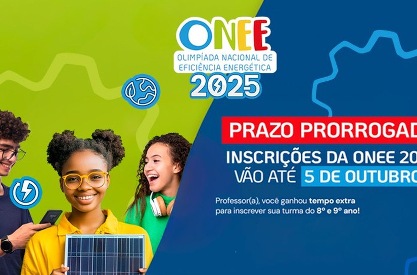 Última chance: prazo para as inscrições na Olimpíada Nacional de Eficiência Energética 2025 é prorrogado até 5 de outubro