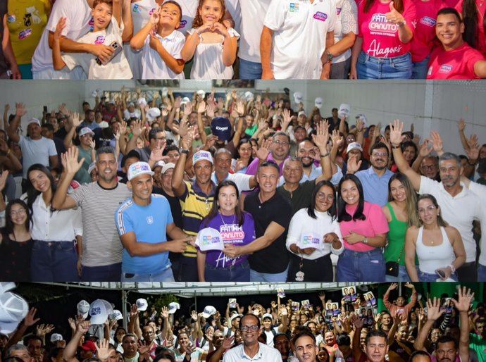 Fátima Canuto encerra última semana de pré-campanha com forte mobilização em Alagoas