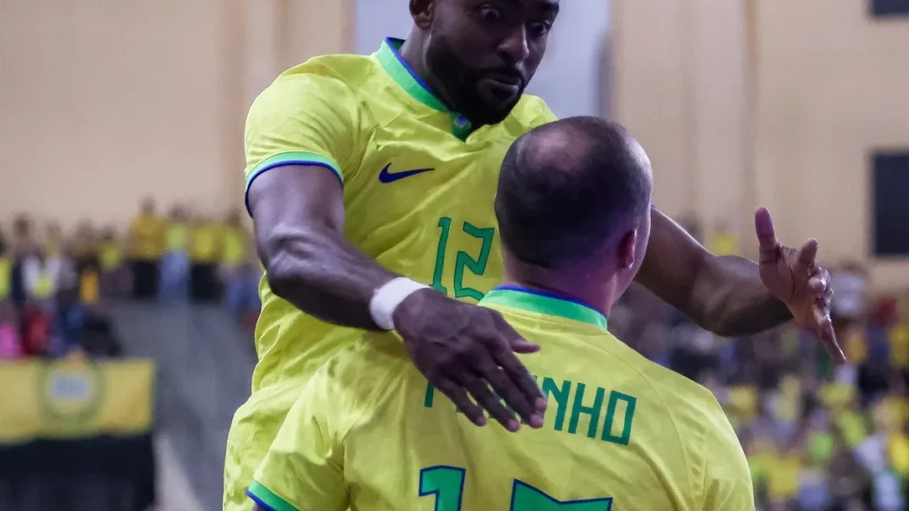 Com goleada sobre o Afeganistão, Brasil conquista tricampeonato da Copa das Nações de Futsal