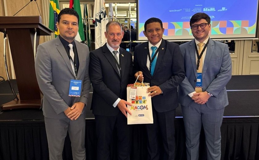Governo de Alagoas reforça relações institucionais em encontro com embaixador do Brasil nos Emirados Árabes