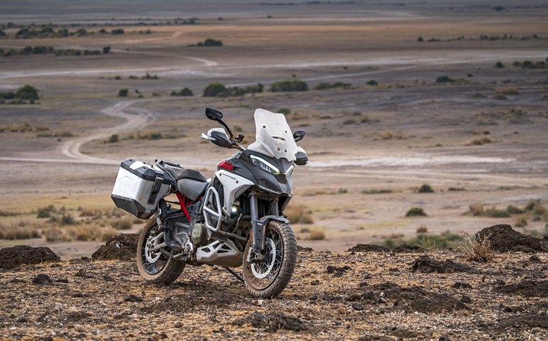 Ducati estreia versão da Multistrada V4 Rally Adventure no Brasil
