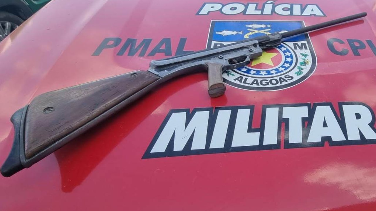Denúncia de violência doméstica resulta em apreensão de arma artesanal