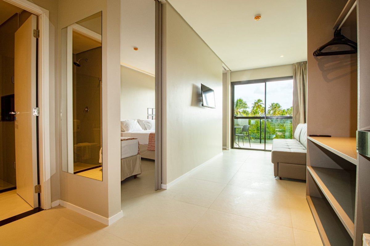 Apartamento — living e varanda