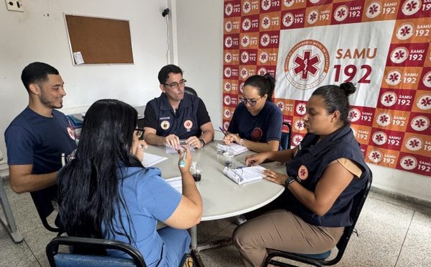 Núcleo de Educação Permanente do Samu Maceió realiza reunião de planejamento para ações do segundo semestre