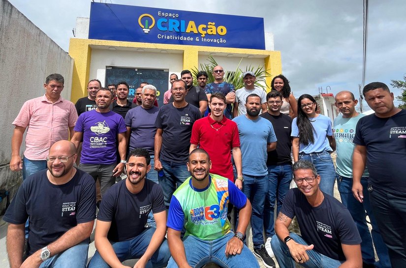 Branquinha é escolhida para sediar formação de educadores STEAMLAB em Alagoas