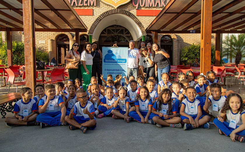 Alunos de creche municipal participam de atividade recreativa