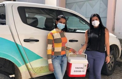 Prefeitura de Santana do Mundaú recebe primeiro lote da vacina Pfizer