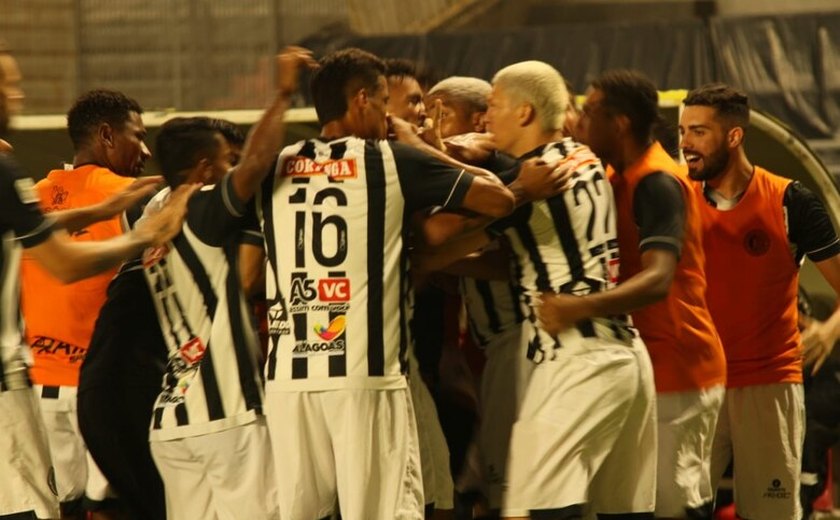 ASA dita o ritmo do jogo e goleia o CRB no Rei Pelé