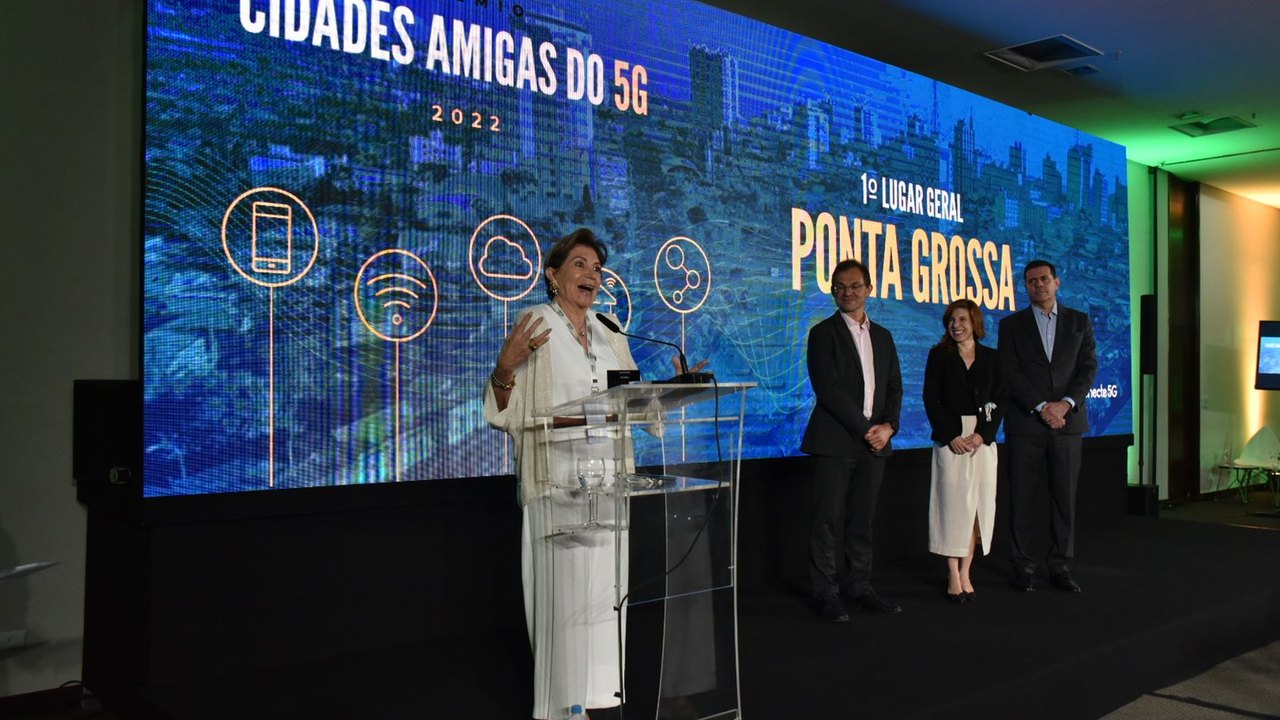 Ponta Grossa, Porto Alegre e Curitiba lideram ranking das Cidades Amigas do 5G