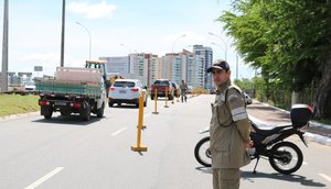 Trânsito na Ponte do Rio Poxim é parcialmente interditado em Aracaju / Foto: Foto: SMTT/Aracaju