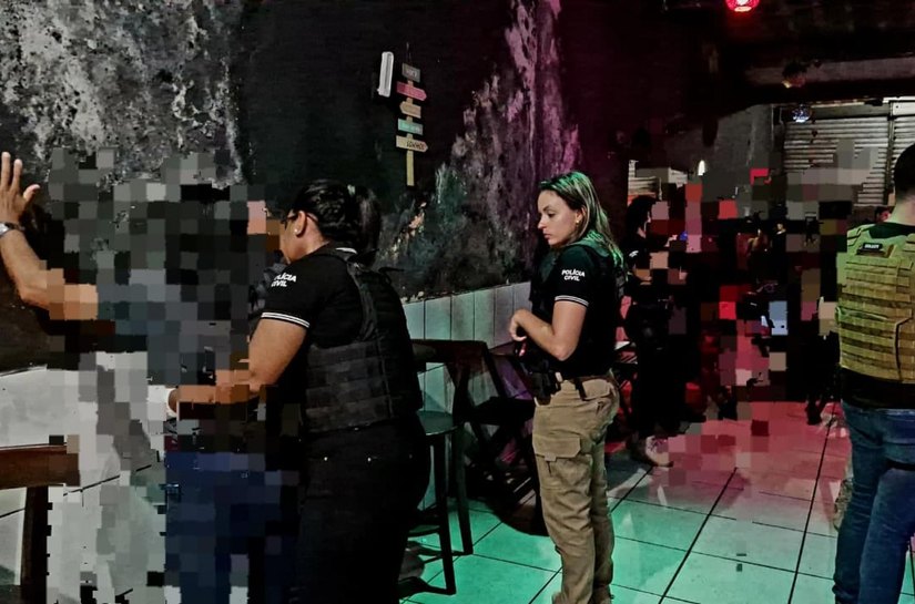 Polícia Civil deflagra a Operação Infância Noturna em bares e casas noturnas de Maceió