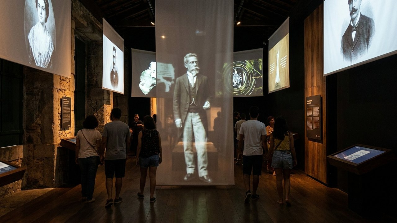 Machado de Assis 'ganha vida' em exposição imersiva sobre a Pequena África no MUHCAB