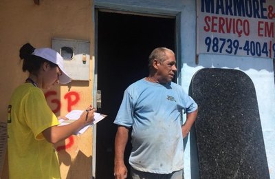 Levantamento populacional visita mais de mil casas na região do Mutange