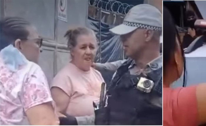 Imagens da ação policial