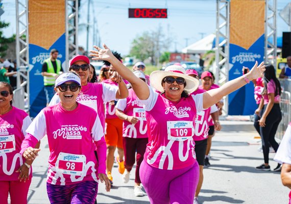 Mulheres que venceram câncer de mama abriram 2ª etapa de corrida de rua