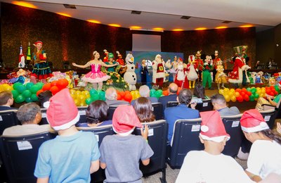 Cerca de 170 crianças participam do Natal Solidário