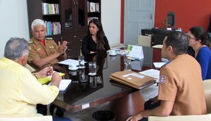 reunião corpo de bombeiros e secult