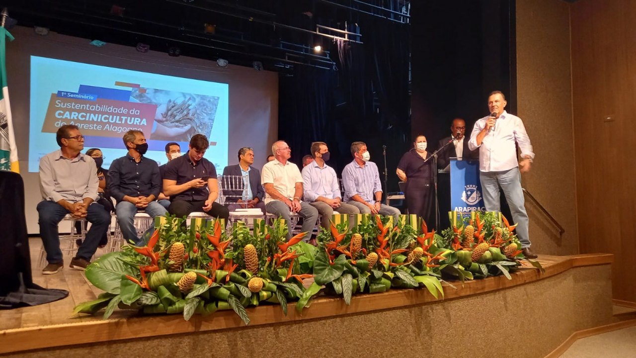 Seminário difunde conhecimento sobre criação de camarão no Agreste Alagoano