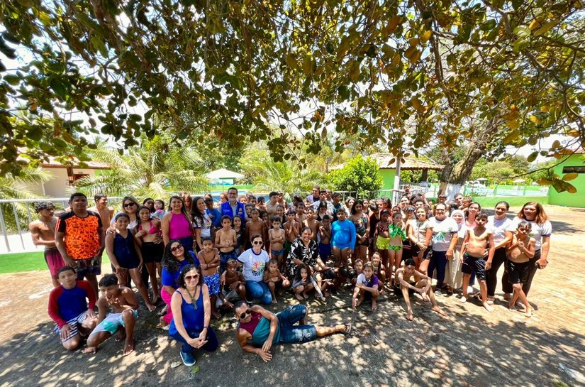 Serviço de Convivência celebra o Mês da Criança com dia de lazer no Clube Campestre, em Palmeira