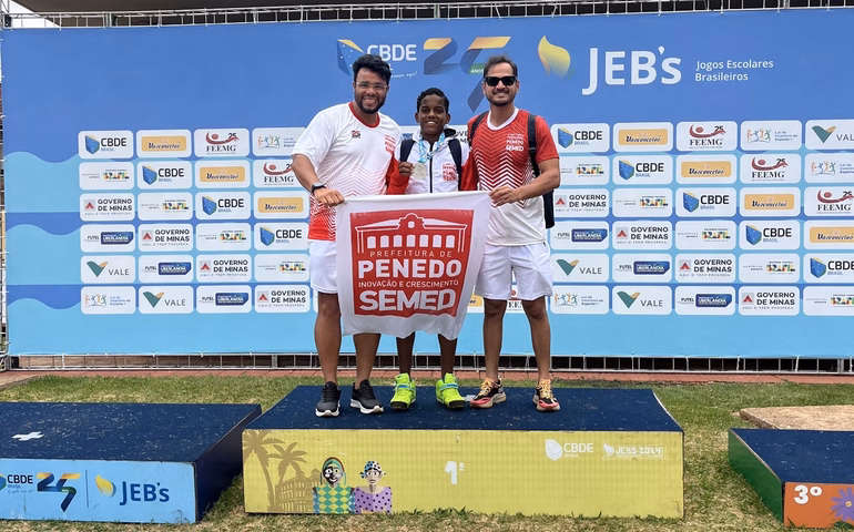 Aluno da educação integral de Penedo é medalhista nos Jogos Estudantis Brasileiros