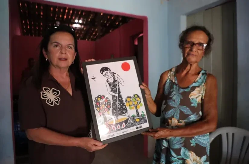 Deputada Fátima Canuto visita Dona Lela após apresentar projeto que reconhece doce de jaca como patrimônio de Alagoas