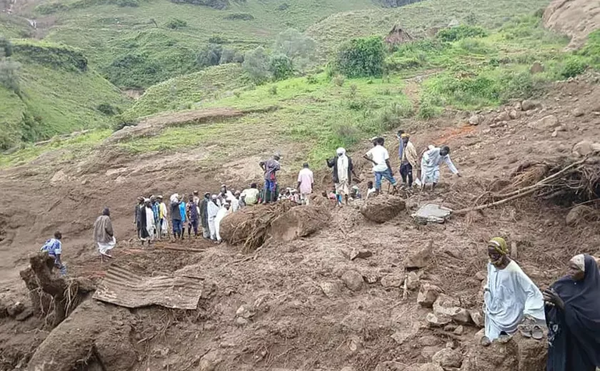 Deslizamento deixa mais de mil mortos em Darfur, no Sudão