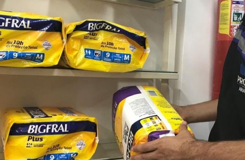 fraldas / Foto: Foto: Semdec/ Reprodução